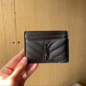 Saint Laurent- YSL cassandre matelassé card case